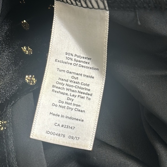 Talbots RSVP Women’s Size XLarge Black Gold Velvet Sleeveless Formal Cocktail - Picture 13 of 13